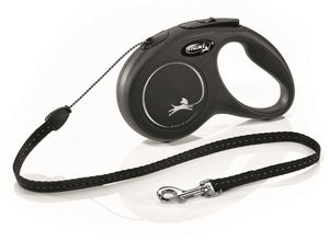 Flexi Classic New Cord S 5 m – Blå / Sort
