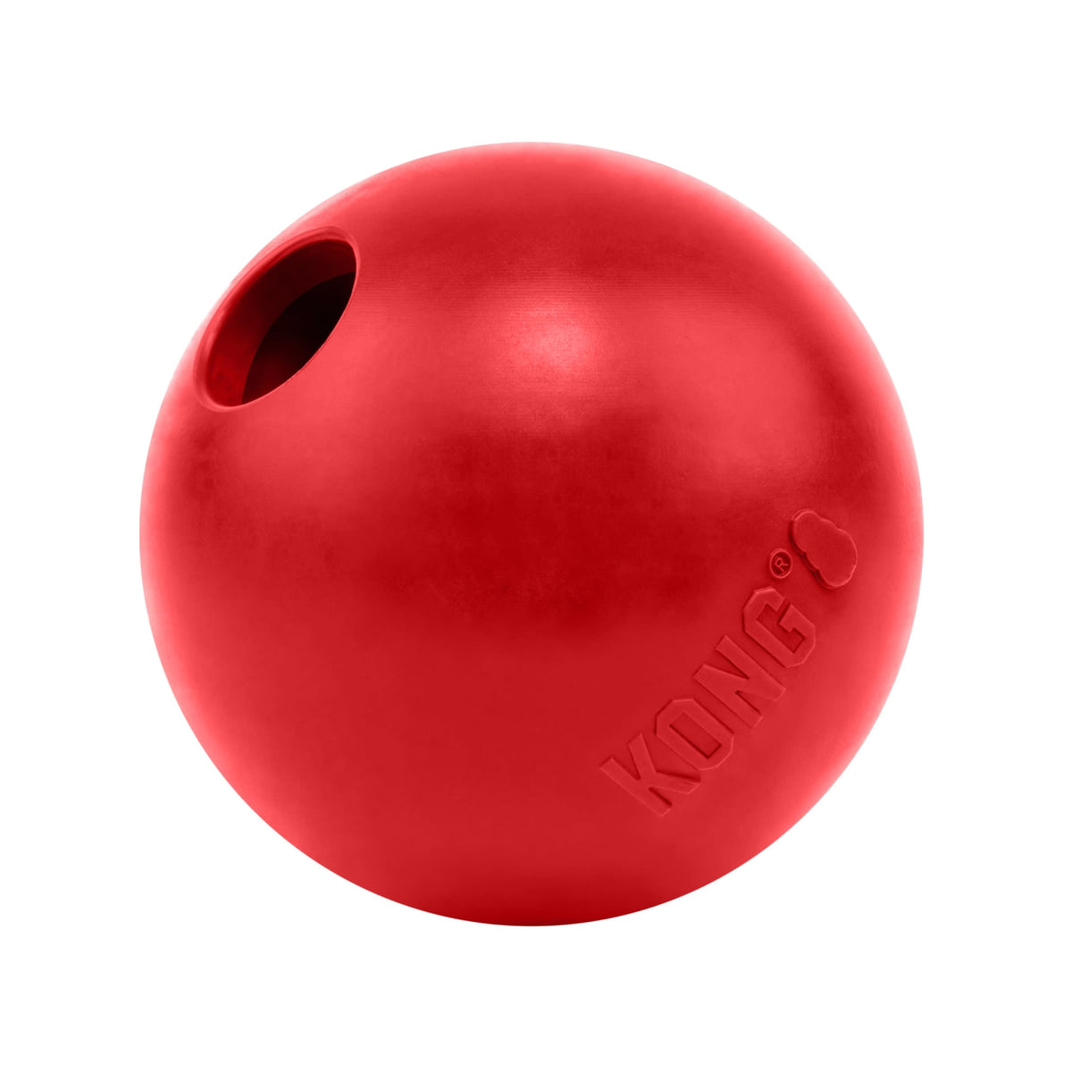 KONG Ball w/Hole L – Rød