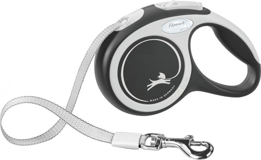 Flexi New Comfort Tape XS 3 m – Sort
