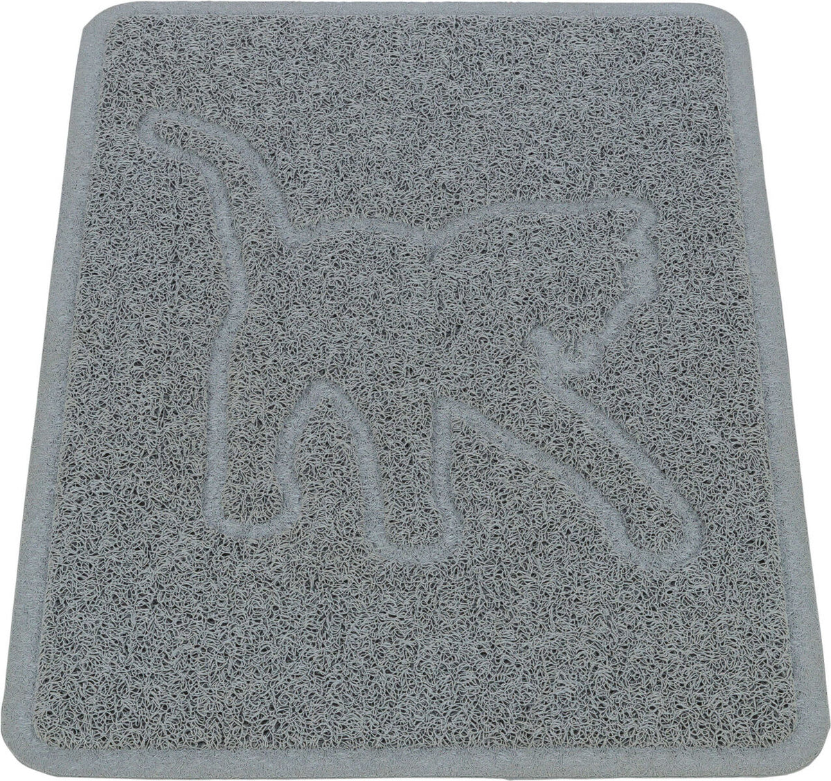 Trixie Kattesandmatte Kattsilhuett – Lysegrå 48 × 35 cm