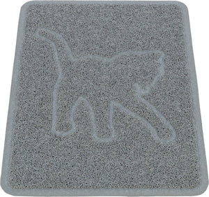 Trixie Kattesandmatte Kattsilhuett – Lysegrå 48 × 35 cm