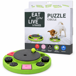 Eat Slow Live Longer Puzzle Circle