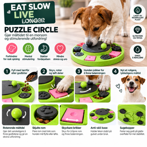 Eat Slow Live Longer Puzzle Circle