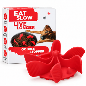 Eat Slow Live Longer Gobble Stopper – Rød