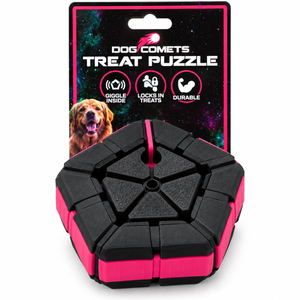 Dog Comets Treat Puzzle Pink